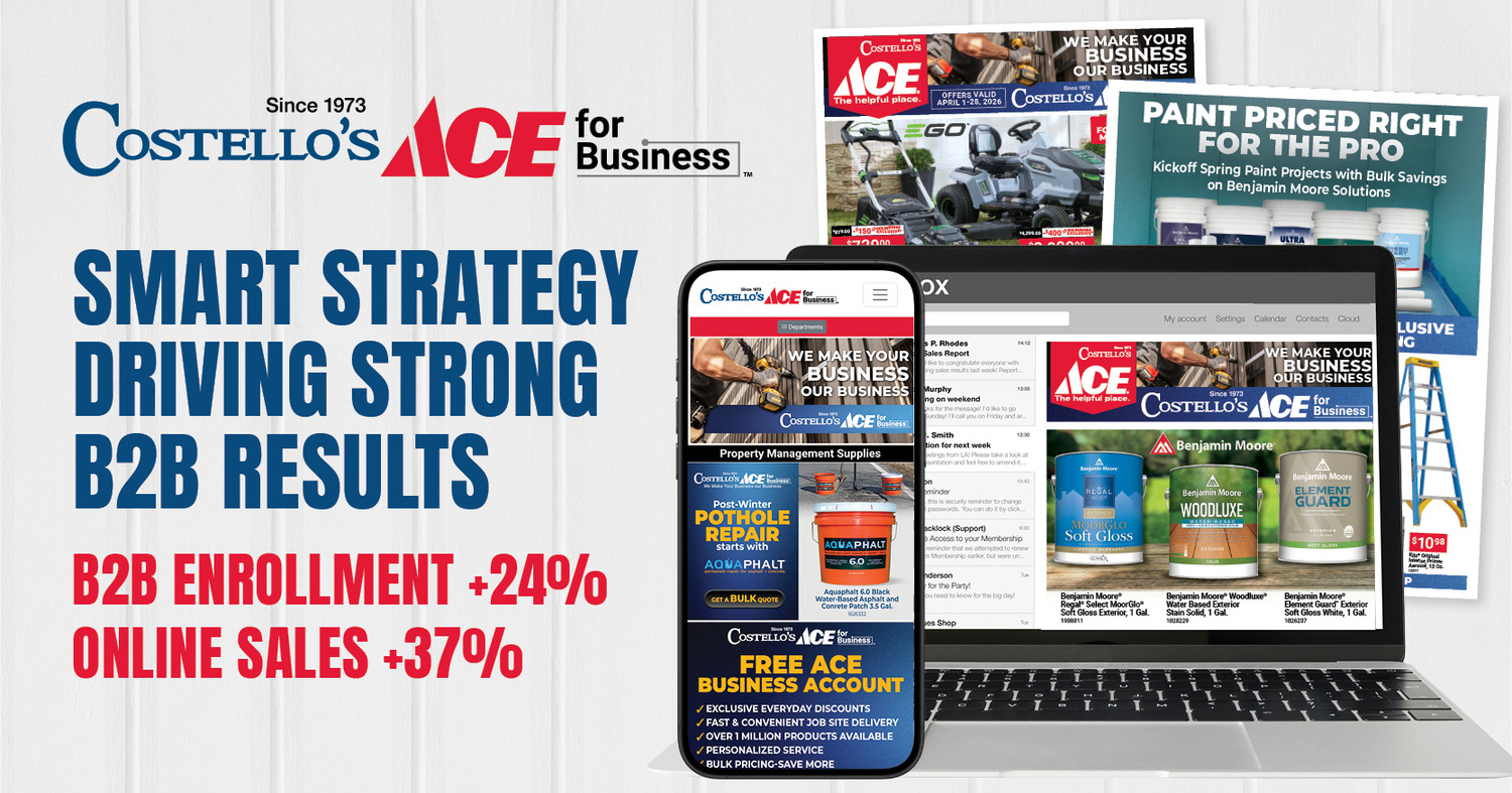 Costello’s Ace Hardware Case Study: Building a Modern B2B Customer Marketing Engine - AdSerts, Inc.